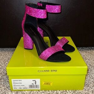 Sparkly Pink Gianni Bini Heels - “Ronilynn” - Size 9